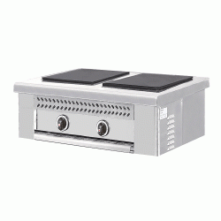 Ηλεκτρική κουζίνα δύο εστιών ρεύματος 30 x 30 cm και συρτάρι περισυλλογής διαστάσεων 79x49x29cm