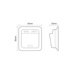 Καρτοδιακόπτης τεχνολογίας Rfid RF-43 εσωτερικής τοποθέτησης για την συσκευή ελέγχου RF-57