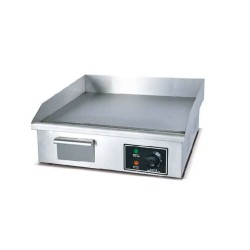 Ηλεκτρικό πλατώ ισχύος 3kw με λεία πλάκα διαστάσεων 358x548x8mm και λιποσυλλέκτη Karamco  Ηλεκτρικό πλατώ ισχύος 3kw με λεία πλάκα διαστάσεων 358x548x8mm και λιποσυλλέκτη Karamco