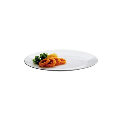 Πιάτο Ρηχό Οπαλίνης 24 cm, Λευκό, Tempered, Σειρά Performa, Bormioli Rocco