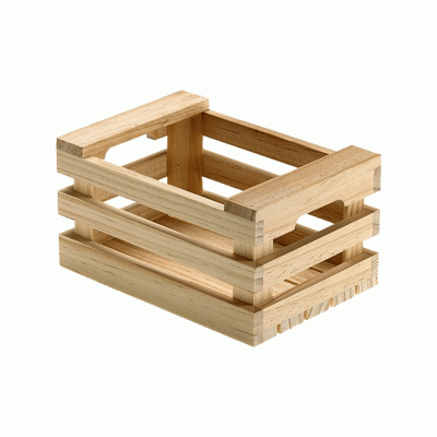Επιτραπέζιο ξύλινο τελάρο σερβιρίσματος 17x12x9cm Ιταλικής κατασκευής Leone