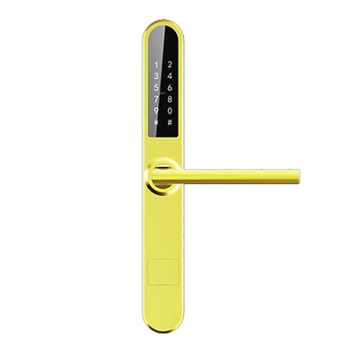 Κλειδαριά airbnb ultra slim bluetooth με ψηφιακό πληκτρολόγιο αφής σε χρυσό χρώμα ΙΡ55
