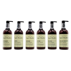 Κρεμοσάπουνο χεριών Argan Meadow σε μπουκάλι 300 ml με άρωμα ευκάλυπτος και μέντα