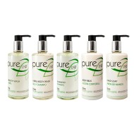 Σαμπουάν - αφρόλουτρο της σειράς PURE LND σε μπουκάλι 350ml με αλόη βέρα χωρίς χρωστικές