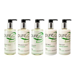 Κρεμοσάπουνο της σειράς PURE LND σε μπουκάλι 350ml με αλόη βέρα χωρίς χρωστικές