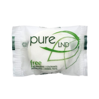 Σαπούνι της σειράς PURE LND σε σακουλάκι 20gr με αλόη βέρα χωρίς χρωστικές