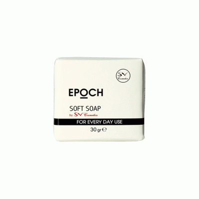 Σαπούνι της σειράς Epoch συσκευασμένο βάρους 30gr για καθημερινή χρήση