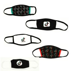 Υφασμάτινη μάσκα προστασίας προσώπου 100% βαμβακερή για παιδιά 14-16 ετών σειρά MUSIK σε συσκευασία 5 τεμαχίων Υφασμάτινη μάσκα προστασίας προσώπου 100% βαμβακερή για παιδιά 14-16 ετών σειρά MUSIK σε συσκευασία 5 τεμαχίων