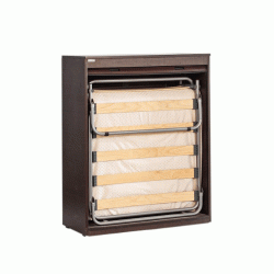 Πτυσσόμενο κρεβάτι- Extra-bed χρώμα κερασιά από μελαμίνη 18mm μασιφαρισμένη με ABS διαστάσεων 95x123x47cm