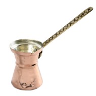 Μπρίκι χάλκινο χειροποίητο σφυρήλατο Ν.2 100ml παραδοσιακού σχεδιασμού