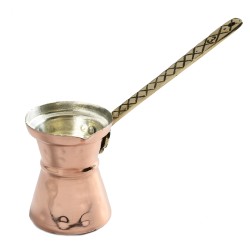 Μπρίκι χάλκινο Ν.3 χειροποίητο σφυρήλατης κατασκευής 160ml παραδοσιακού σχεδιασμού