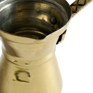 Μπρίκι ορειχάλκινο σφυρήλατο Ν.3 σε χειροποίητη κατασκευή 160ml παραδοσιακού σχεδιασμού