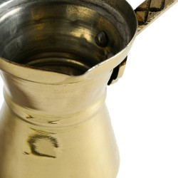 Μπρίκι ορειχάλκινο σε σφυρήλατη κατασκευή Ν.6 χειροποίητο 270ml παραδοσιακού σχεδιασμού