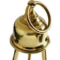 Δίσκος καφενείου χειροποίητος σκαλιστός ορειχάλκινος Φ34 παραδοσιακού σχεδιασμού κρεμαστός