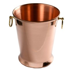 Σαμπανιέρα χάλκινη λεία χειροποίητη Φ19x22cm ξεχωριστής κατασκευής Σαμπανιέρα χάλκινη λεία χειροποίητη Φ19x22cm ξεχωριστής κατασκευής