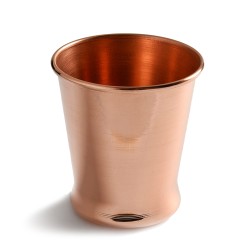 Κούπα χάλκινη κωνική 85ml 5,2x5,7εκ. χειροποίητης παραδοσιακής κατασκευής χωρίς χερούλι