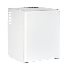 Mini Bar ψυγείο αθόρυβης λειτουργίας χωρητικότητας 43lt σε λευκό χρώμα ενεργειακής κλάσης Α+ με εσωτερικό φωτισμό Led