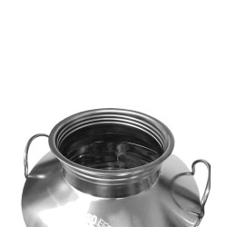 Ανοξείδωτο δοχείο με στενό καπάκι χωρητικότητας 30lt χωρίς κάνουλα 1/2" QUATTRO EFFE