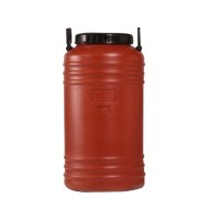 Βαρέλι πλαστικό με βιδωτό καπάκι και χειρολαβές χωρητικότητας 75 λίτρων