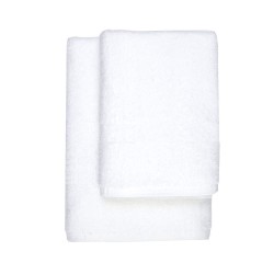 Πετσέτα προσώπου 500gsm πενιέ διαστάσεων 50x90cm σε λευκό χρώμα 100% cotton  Πετσέτα προσώπου 500gsm πενιέ διαστάσεων 50x90cm σε λευκό χρώμα 100% cotton