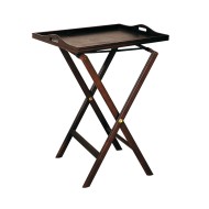 Ξύλινο σταντ δίσκων σε σκούρο καφέ χρώμα Ελληνικής κατασκευής