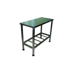 Πάγκος εργασίας ανοξείδωτος με διαστάσεις 50x70cm κατάλληλος για επαφή με τρόφιμα Πάγκος εργασίας ανοξείδωτος με διαστάσεις 50x70cm κατάλληλος για επαφή με τρόφιμα