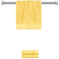 Κίτρινη πετσέτα χεριών πενιέ 30x50cm 600gr/m² σειρά Premium της Fennel Κίτρινη πετσέτα χεριών πενιέ 30x50cm 600gr/m² σειρά Premium της Fennel