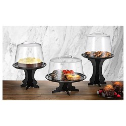 Μοντέρνο Cake Stand Plexiglass διαστάσεων Φ25cm και ύψος 16 εκ. GARIBALDI