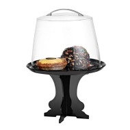 Μοντέρνο Cake Stand Plexiglass διαστάσεων Φ30cm και ύψος 16 εκ. GARIBALDI