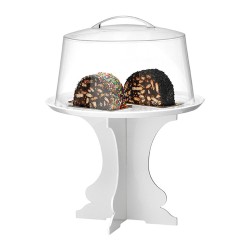 Μοντέρνο Cake Stand Plexiglass διαστάσεων Φ30cm και ύψος 22 εκ. GARIBALDI