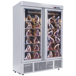 Θάλαμος αποξήρανσης κρέατος ανοξείδωτος για σταδιακό σίτεμα Dry Age τύπου DR13-G Θάλαμος αποξήρανσης κρέατος ανοξείδωτος για σταδιακό σίτεμα Dry Age τύπου DR13-G