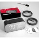 Ξυπνητήρι και ηχείο Bluetooth με Aux-In micro SD και FM – 3 W RMS Akai ABTS-C5 σε μαύρο χρώμα