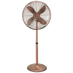 Ανεμιστήρας δαπέδου χάλκινος Φ40 50W 230V με ορθοστάτη και 3 ταχύτητες λειτουργίας