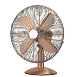 Ανεμιστήρας επιτραπέζιος Φ30 ισχύος 35W 230V με 3 ταχύτητες λειτουργίας σε χάλκινο χρώμα