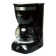 Καφετιέρα μαύρη με τεχνολογία anti-drip χωρητικότητας 12 φλυτζανιών 800W  με αυτόματη  διακοπή
