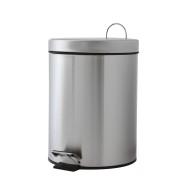 Kάδος ΙΝΟΧ mat με πεντάλ και σύστημα soft close  12lit Ø25x40hcm Kάδος ΙΝΟΧ mat με πεντάλ και σύστημα soft close  12lit Ø25x40hcm