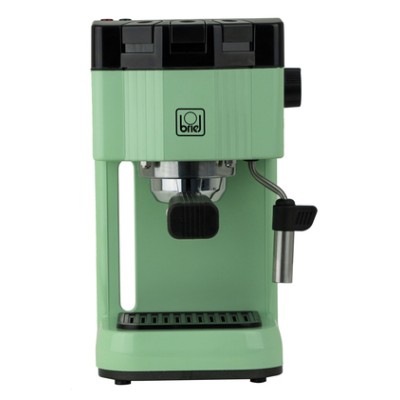Μηχανή espresso BRIEL B15 20 bar πράσινη ανοξείδωτο boiler με προστασία υπερθέρμανσης σε πράσινο χρώμα