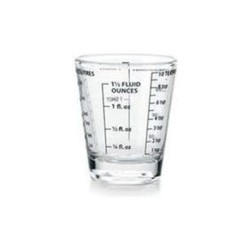 Μεζούρα μέτρησης γυάλινη διαστάσεων 5x6cm