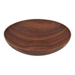 Μπωλ στρόγγυλο πολυστηρένιο διαμέτρου 31cm σε καφέ χρώμα