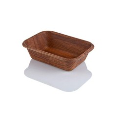 Καλάθι γενικής χρήσης διαστάσεων 22x15,6x6cm σε καφέ χρώμα Καλάθι γενικής χρήσης διαστάσεων 22x15,6x6cm σε καφέ χρώμα