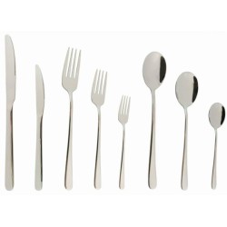 Dinox Faro Σετ Μαχαιροπίρουνα Ασημί Ανοξείδωτα 24τμχ με Βαλίτσα