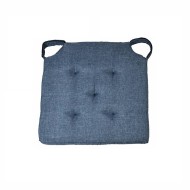 Μαξιλάρι καρέκλας αφρώδες διαστάσεων 40x40cm σε χρώμα μπλε