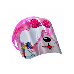 Παιδική προσωπίδα προστασίας με ανάκλιση και ρυθμιζόμενο πλαστικό κουμπωμα Παιδική προσωπίδα προστασίας με ανάκλιση και ρυθμιζόμενο πλαστικό κουμπωμα