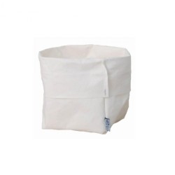 Ψωμιέρα πουγκί διαστάσεων 15x23cm υφασμάτινη από κυτταρίνη σε λευκό χρώμα εξαιρετικής ποιότητας DAFNE Ψωμιέρα πουγκί διαστάσεων 15x23cm υφασμάτινη από κυτταρίνη σε λευκό χρώμα εξαιρετικής ποιότητας DAFNE