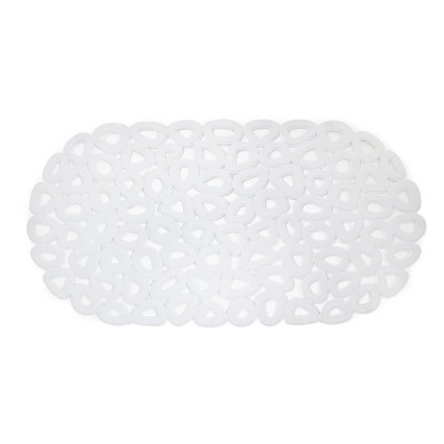 Αντιολισθητικό μπάνιου ECO διαστάσεων 68x35cm από ανακυκλωμένο PVC σε λευκό χρώμα