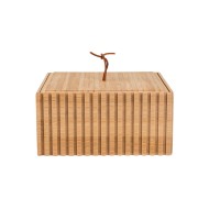 Κουτί αποθήκευσης και οργάνωσης μπάνιου Bamboo Essentials διαστάσεων 15x15x7cm Κουτί αποθήκευσης και οργάνωσης μπάνιου Bamboo Essentials διαστάσεων 15x15x7cm