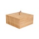 Κουτί αποθήκευσης και οργάνωσης μπάνιου Bamboo Essentials διαστάσεων 15x15x7cm