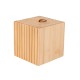 Κουτί αποθήκευσης και οργάνωσης μπάνιου Bamboo Essentials διαστάσεων 9x9x8cm