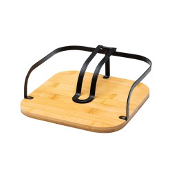 Χαρτοπετσετοθήκη Bamboo Essentials τετράγωνη μεταλλική 20x20x7cm