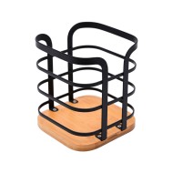 Θήκη για κουτάλες BAMBOO ESSENTIALS σε μαύρο χρώμα διαστάσεων 12x12x12.5cm Estia Θήκη για κουτάλες BAMBOO ESSENTIALS σε μαύρο χρώμα διαστάσεων 12x12x12.5cm Estia